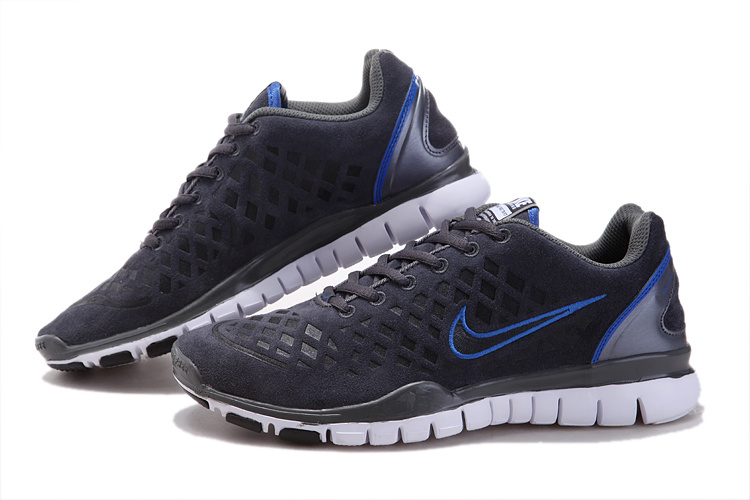 Hot Nike Free Tr Fit Men Shoes Black/Dodgerblue